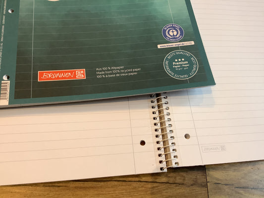 Collegeblock liniert 27 Premium 90g Student Brunnen RC 80Bl.