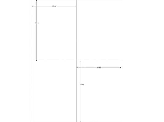 Etiketten der Größe A6 (105x144mm) auf A4-Trägerpapier - erhältlich Polly Paper - Umweltfreundlicher Bürobedarf in Berlin-Mitte