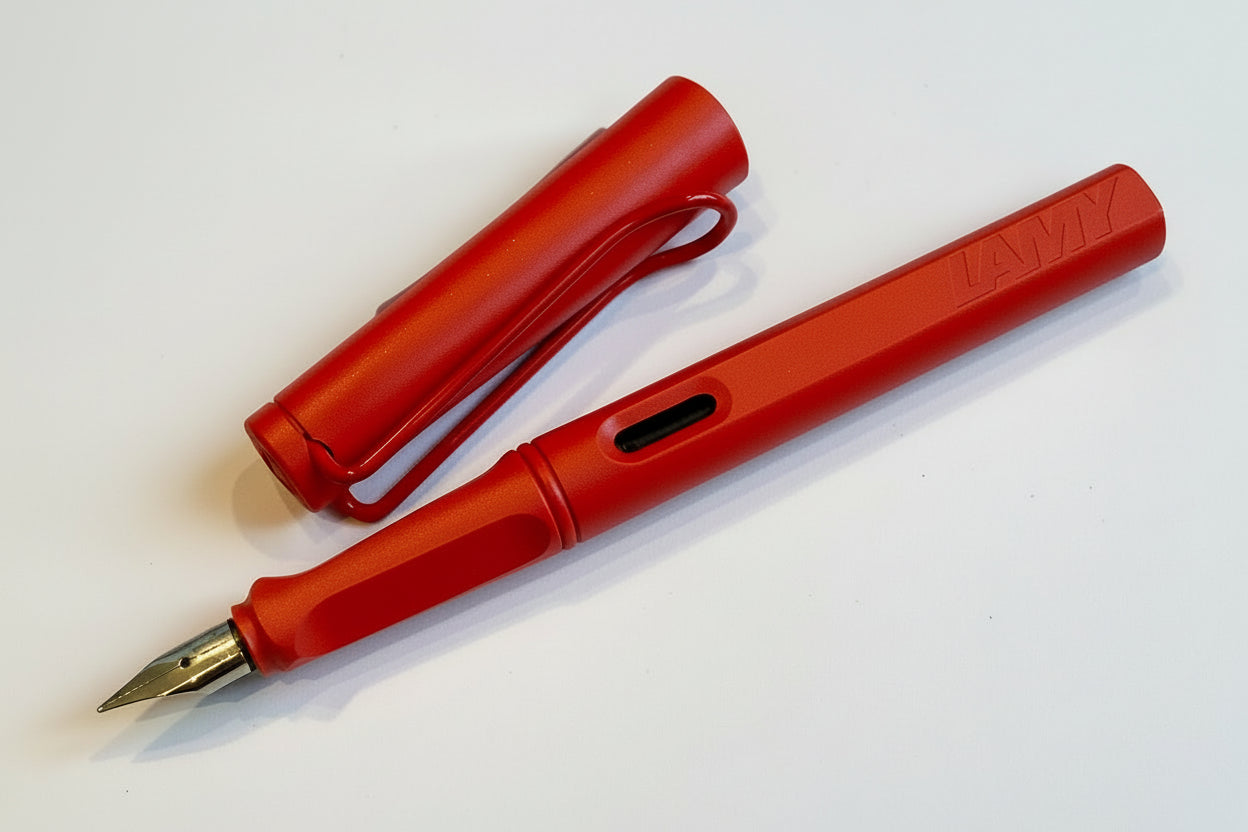 Füller Safari LAMY strawberry rot F (fein)