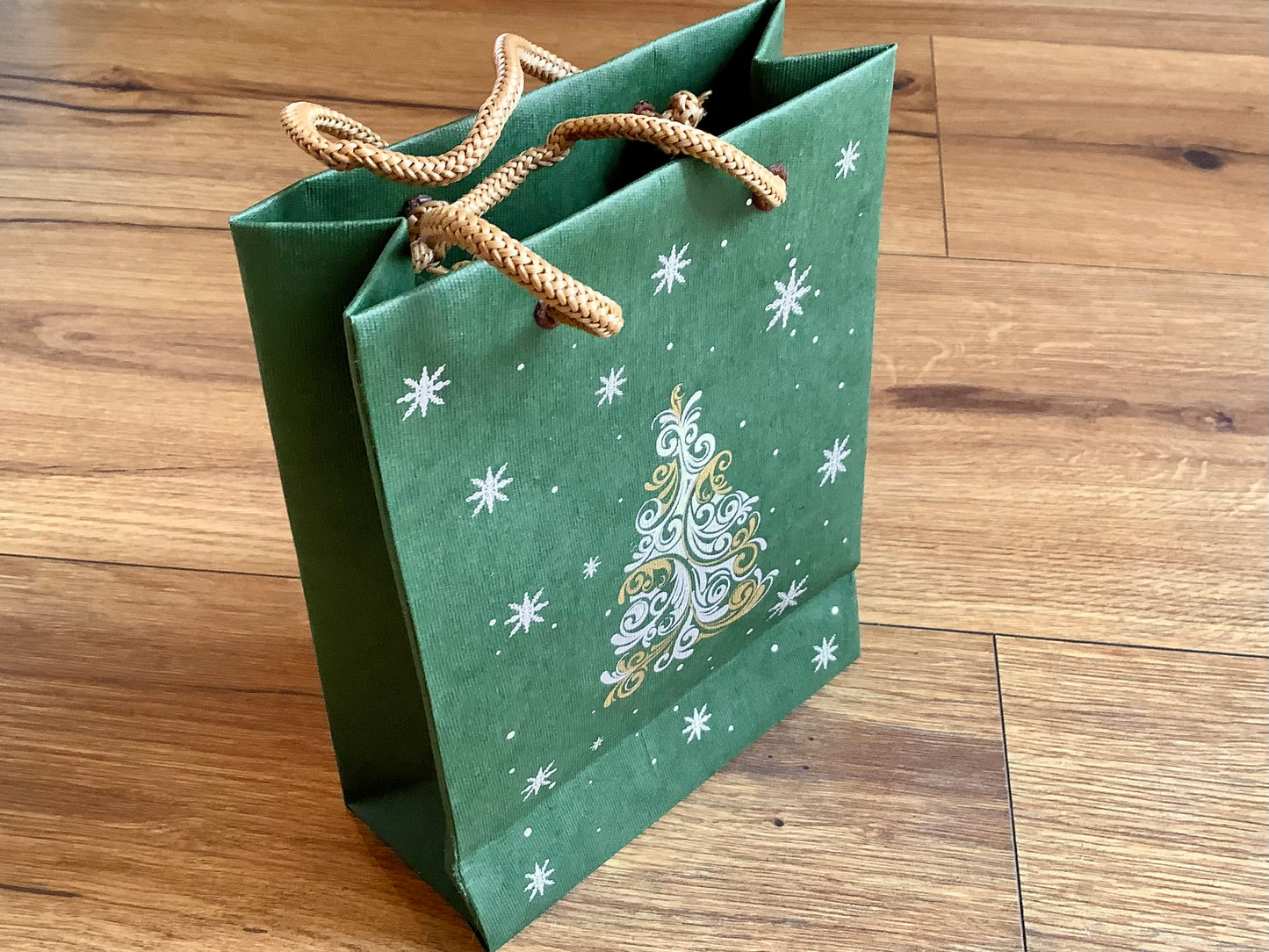 Geschenktasche Weihnachten handgeschöpft°