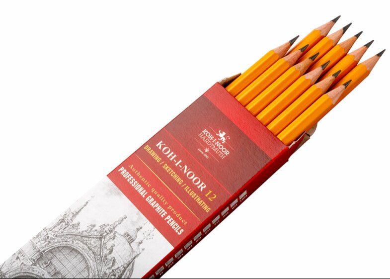 Grafitstift 1500 12x 2B (KOH-I-NOOR)