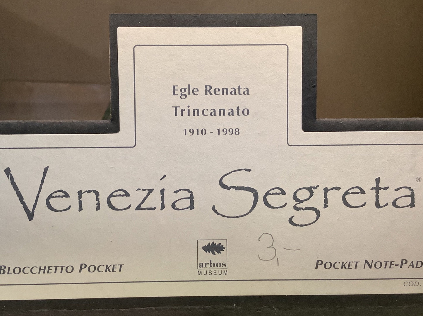 Notizblock Venezia 7,5x10cm arbos