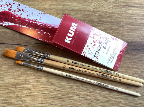 Pinselset KUM School & Art Set (4,8,12)