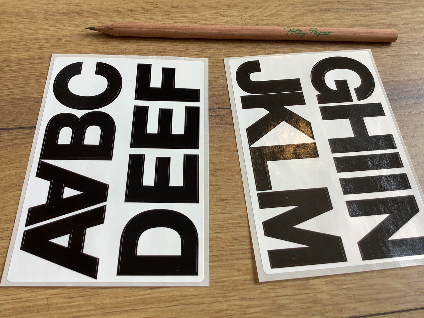 Buchstaben Sticker 33mm A-N / O-Z°