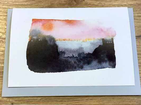 Briefkarte Novemberlicht (Inka Erichsen) A6/C6