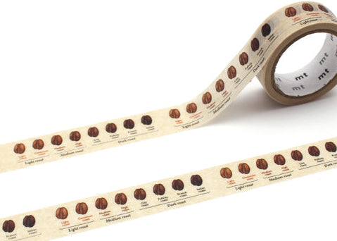 Washi tape mt upcycled tape coffee roast 5m 15mm
