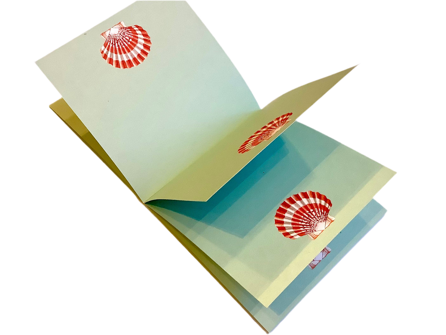 Notizblock Muschel 10x10cm RC "30x40"