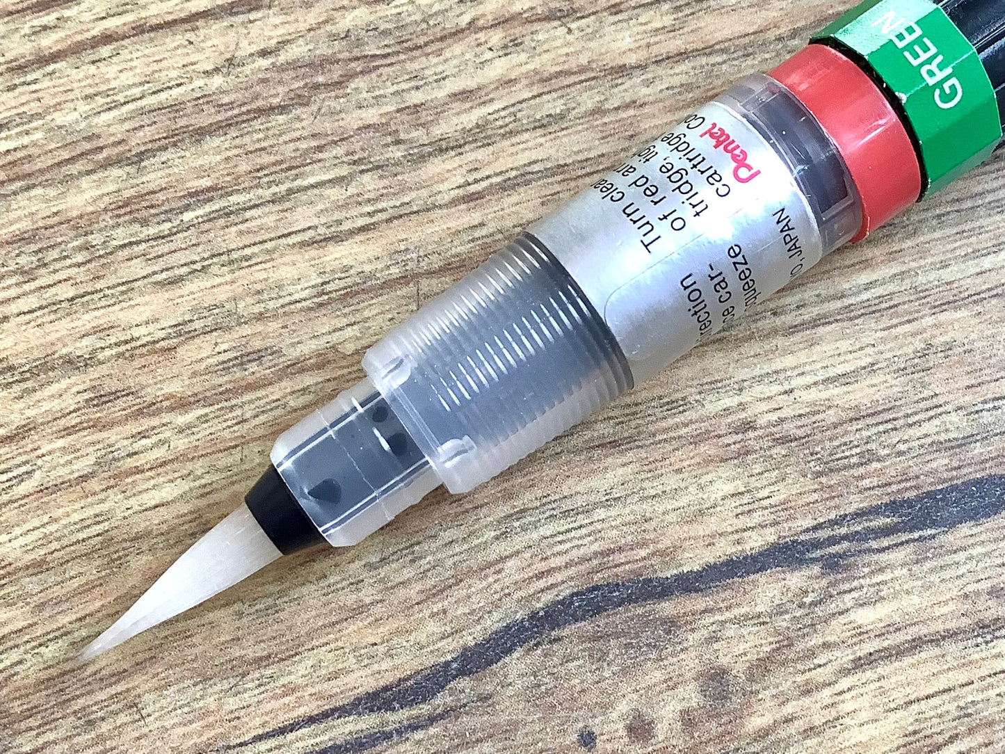 pentel arts color brush pen green