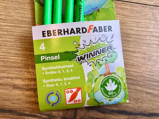 Pinsel 4er-Set Faber Green Winner°