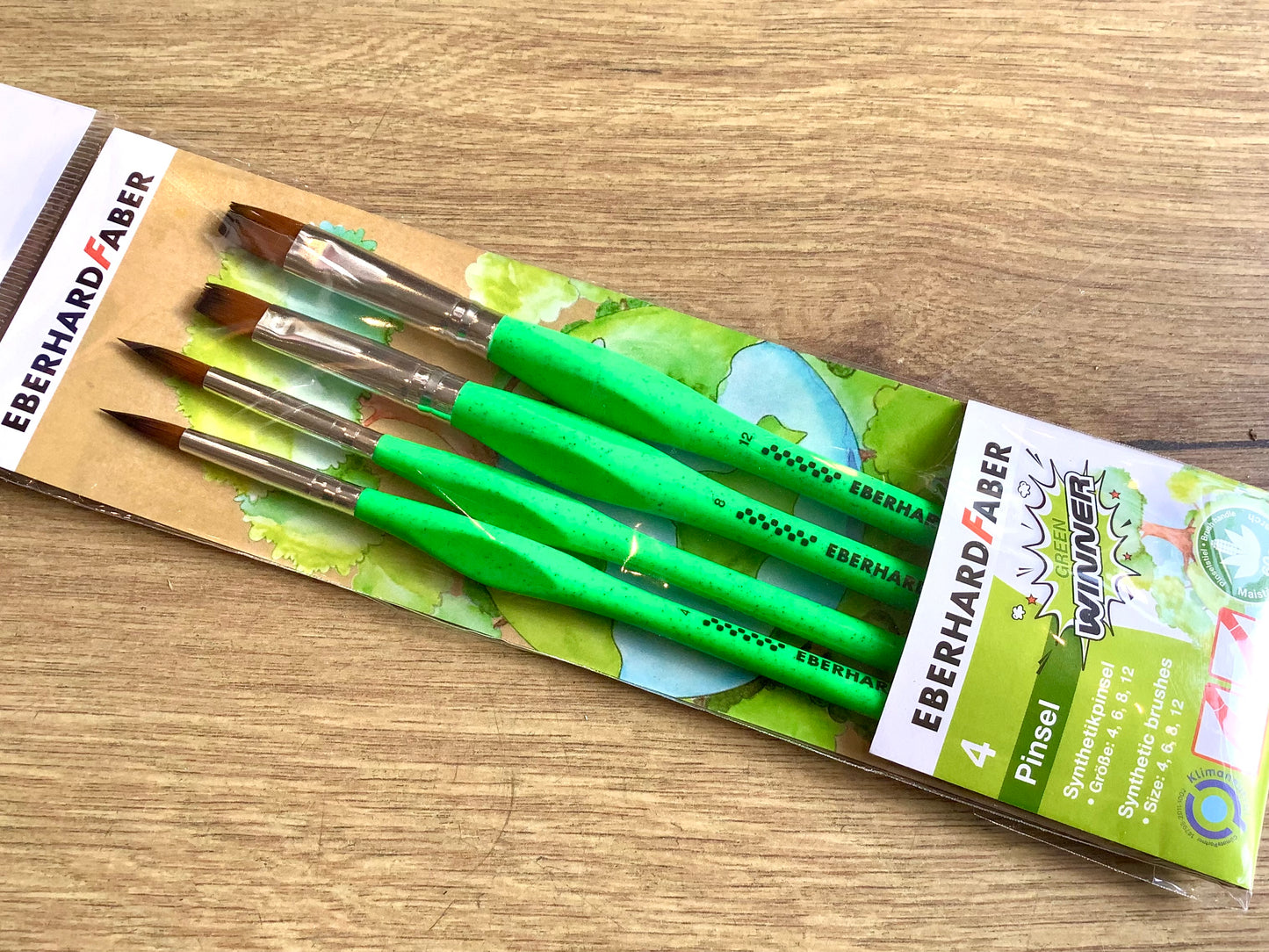 Pinsel 4er-Set Faber Green Winner°