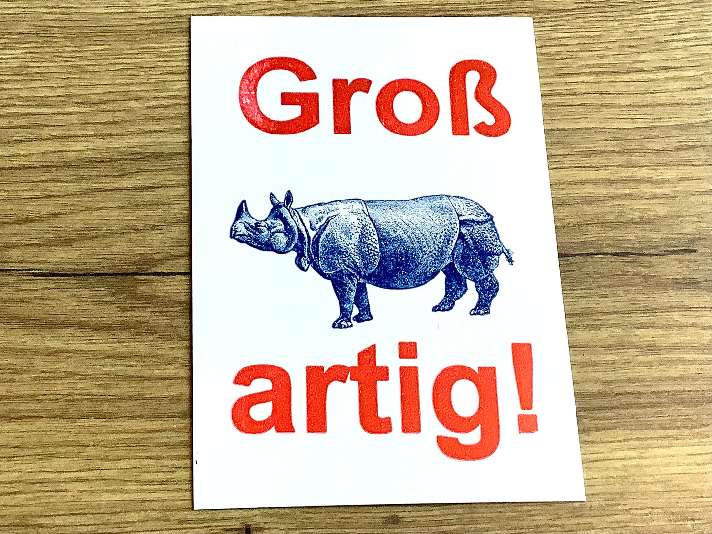Postkarte Großartig! (gute&böse)