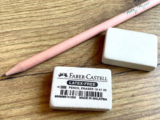 Radierer weiß Faber-Castell Kautschuk 184120