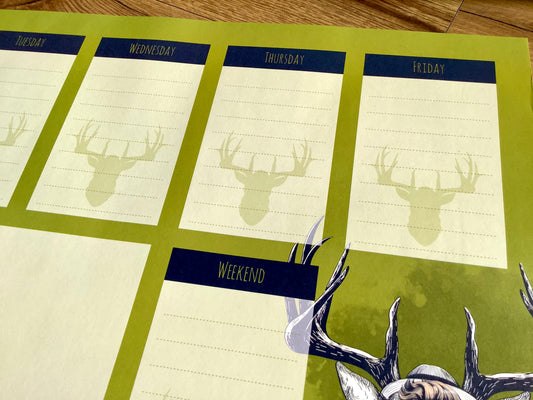 Schreibunterlage Cooler Hirsch 40x60cm 20Bl RC