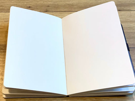 Skizzenbuch 10x16cm mecum Palladio RC-Leder 100g (arbos)