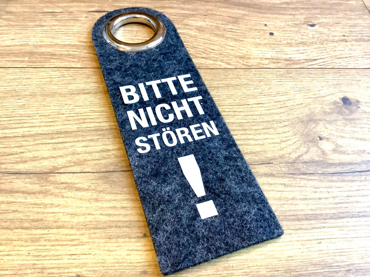 Türanhänger „Bitte nicht stören“ Filz