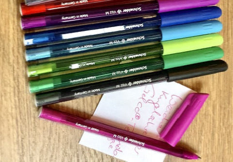 Set Kugelschreiber Vizz recycelt Schneider°