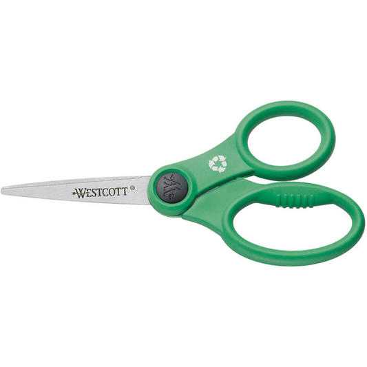 Schulschere spitz 13cm Westcott grün "Clean Earth"