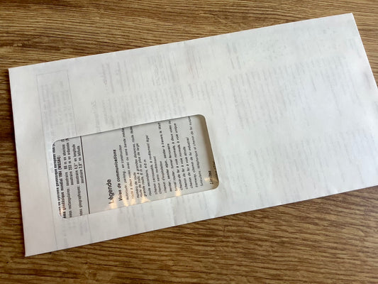 Briefumschläge 20St. DRP DINlang mF Direktrecycling weiß - Polly Paper - Umweltfreundliche Schreibwaren