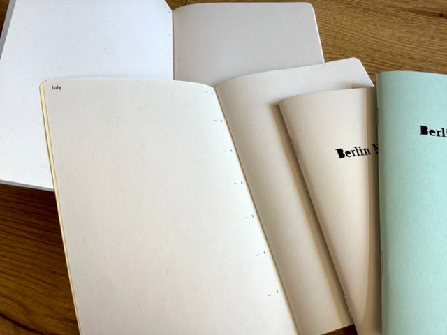 Berlin Notebook Kalender Set 4St. A6 pastell undatiert