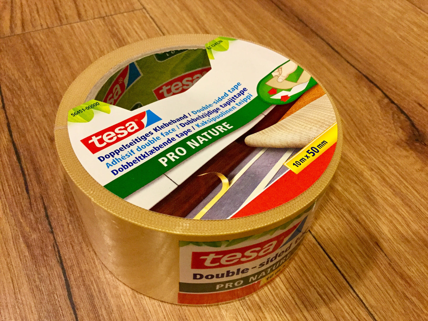Doppelseitiges Klebeband tesa 5cmx10m pro nature