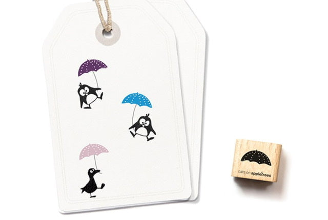 Stempel Schirmchen (Cats on appletrees)