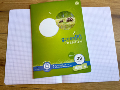 A4-Heft Lin.28 kariert Ursus premium 90g