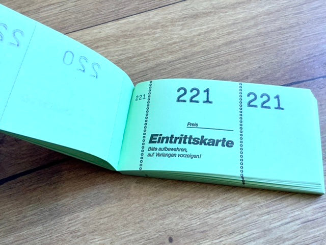 Eintrittskartenblock 871 Avery Zweckform