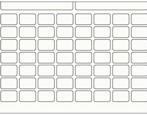 Mini-Etiketten 12x18mm Endi-Haft°
