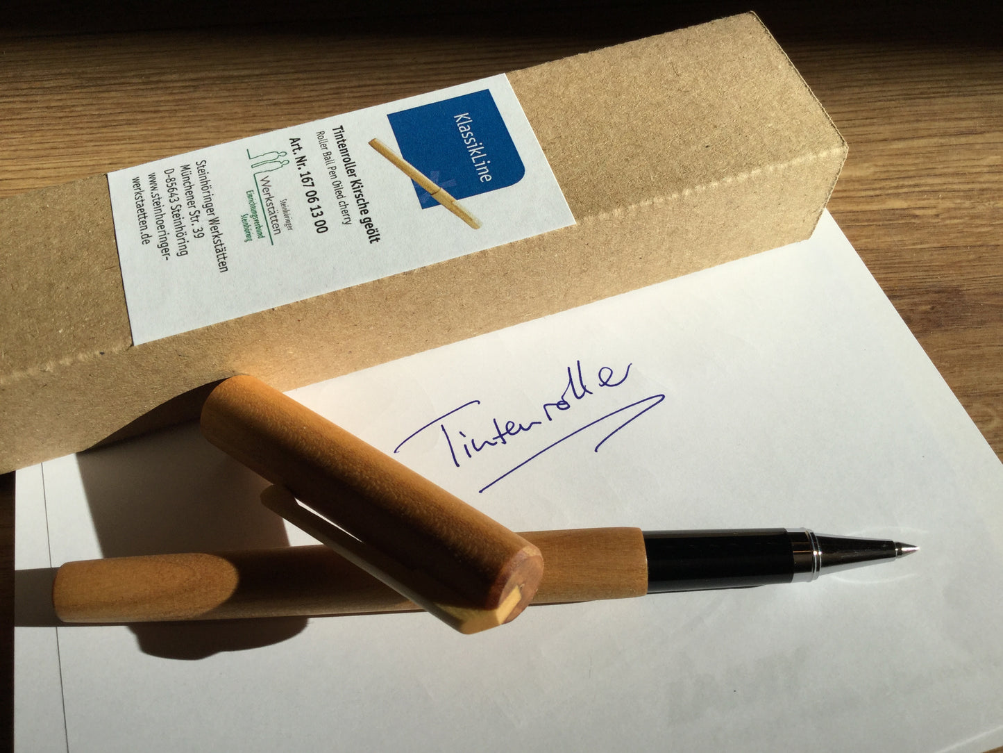 Tintenroller Birne geölt (Steinhöringer Werkst.)