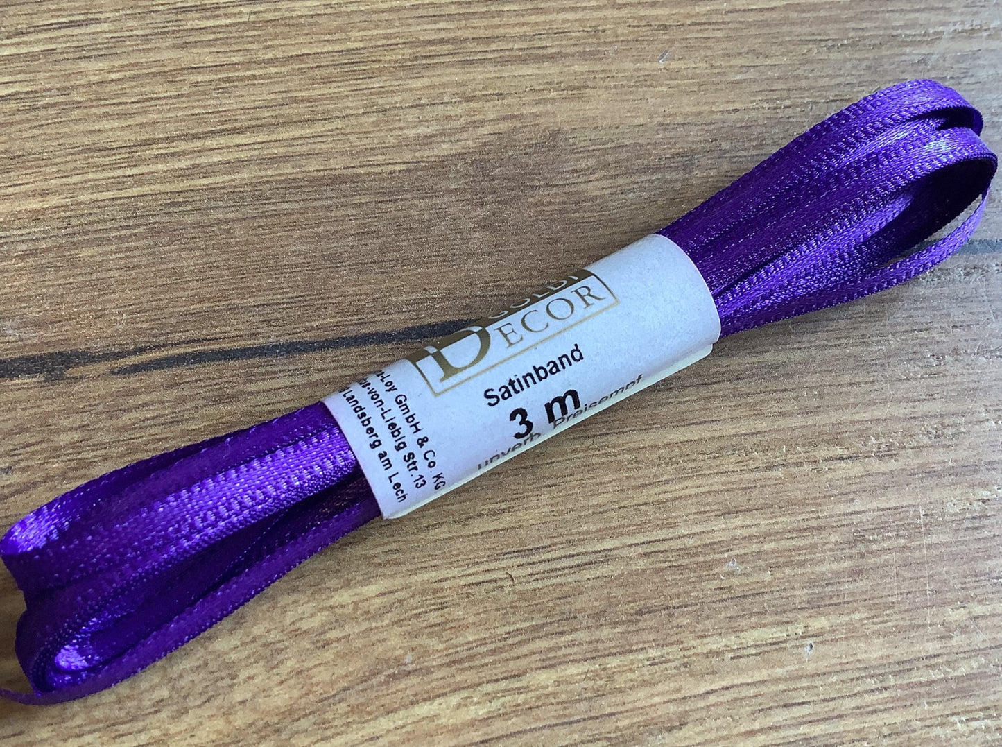 Satinband 3m 3mm dünn Geschenkband°
