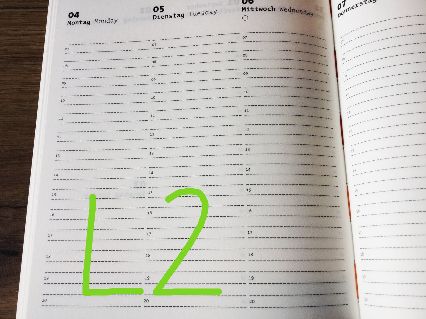 Kalender M (A5) Roterfaden 2026