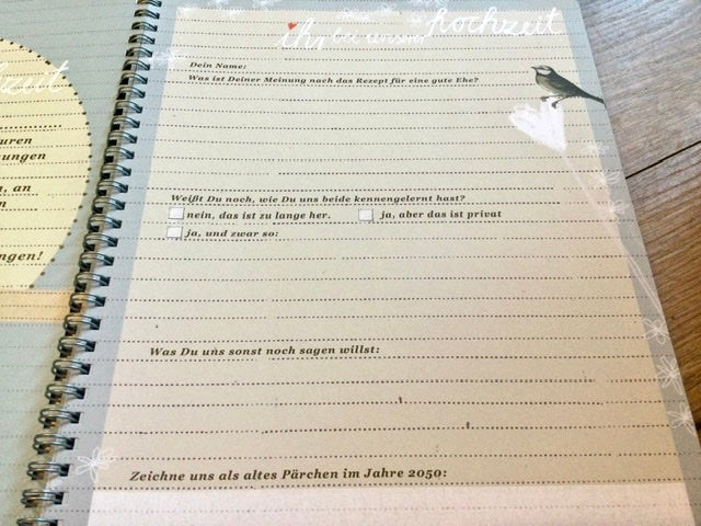 Hochzeits-Gästebuch A4