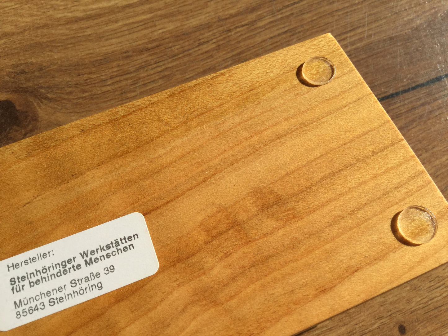 Ewiger Kalender Kirschholz geölt (Steinhöringer Werk.)