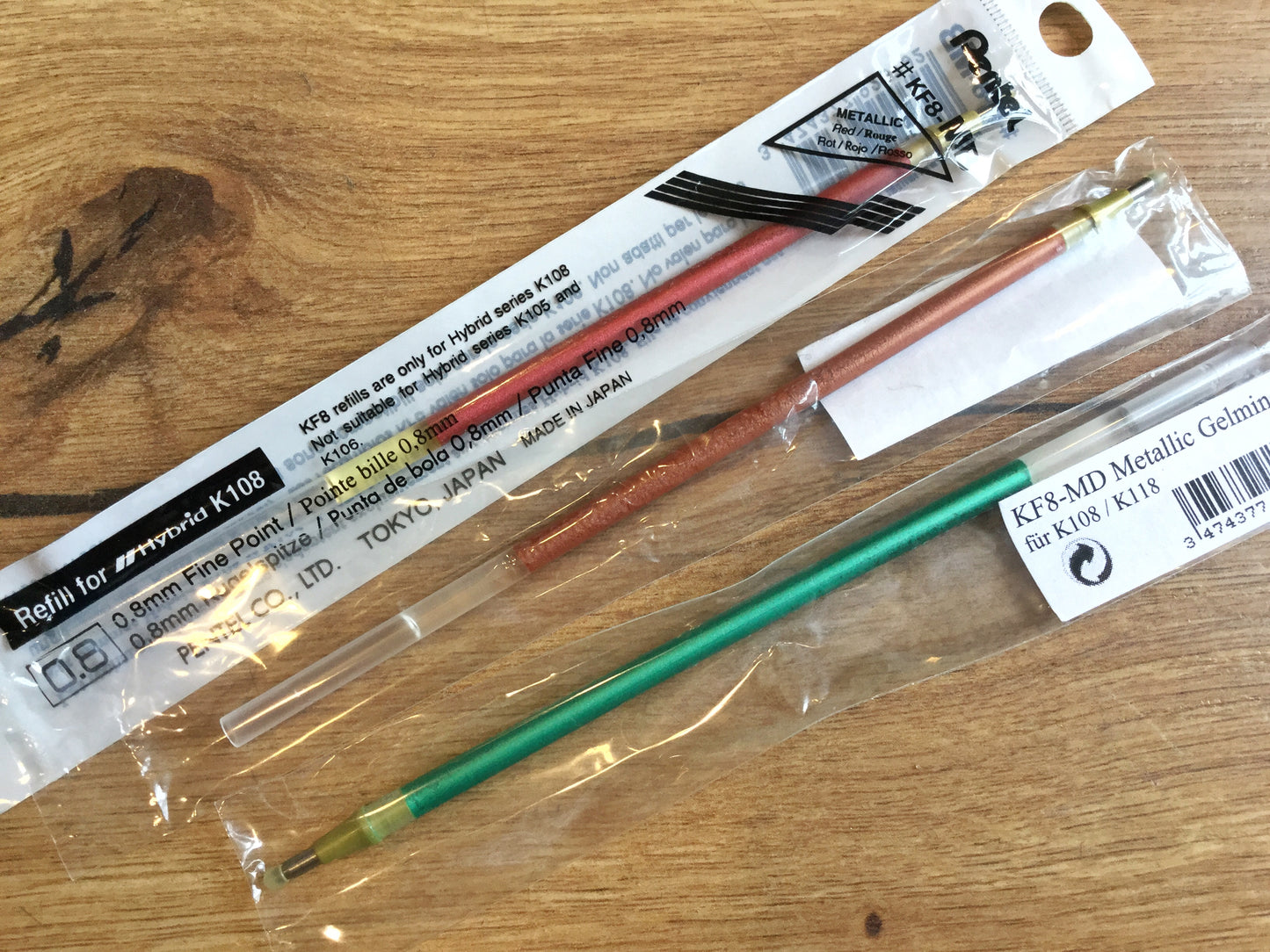 Ersatzmine KF8 (K108) Gelroller hybrid Pentel°