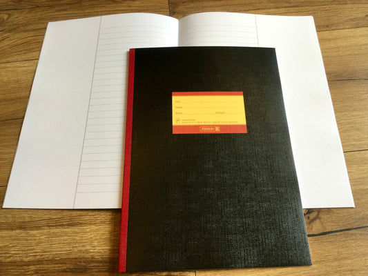 Schulheft A4  Lin.25a Oberschule liniert Drittelrand