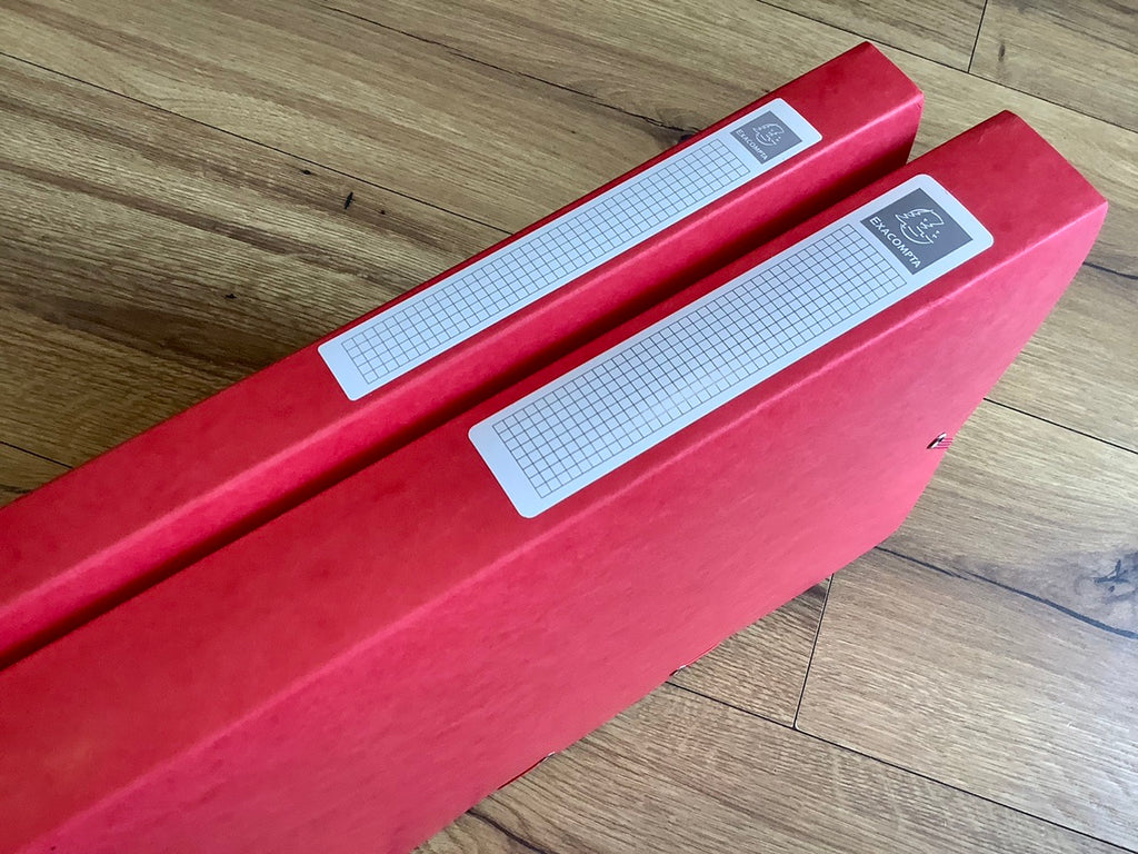 Dokumentenbox Projektbox rot 7cm – Polly Paper - Umweltfreundliche