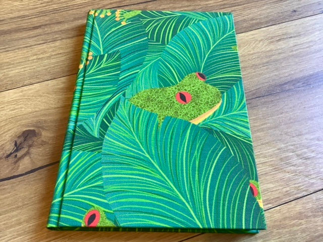 Tagebuch 17x24cm mit Stoff bezogen Notizbuch°