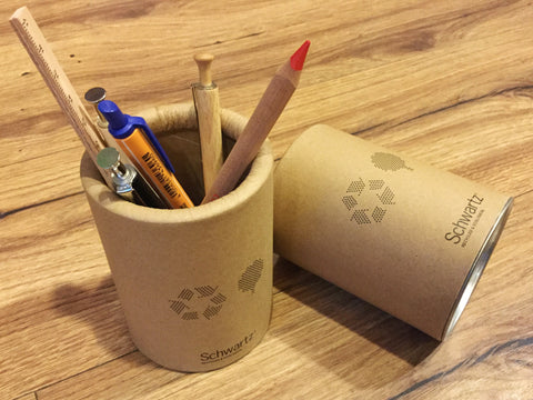 Stiftebecher Schwartz Recycled
