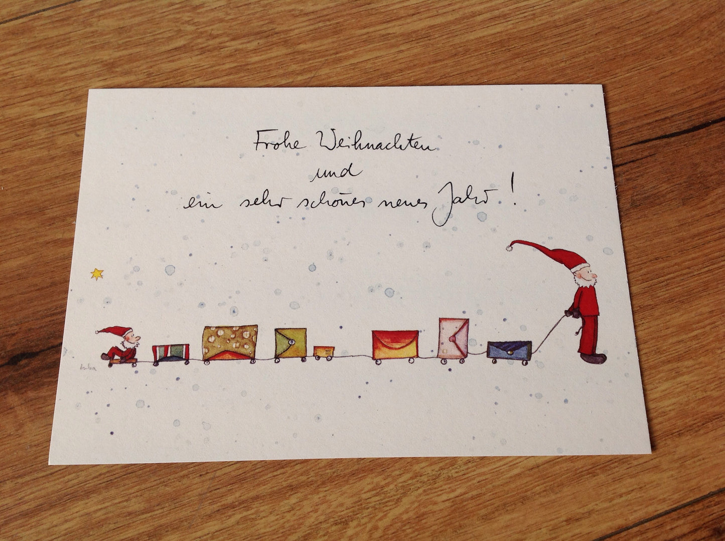 Postkarte Weihnachtsbriefbahn (Erichsen)