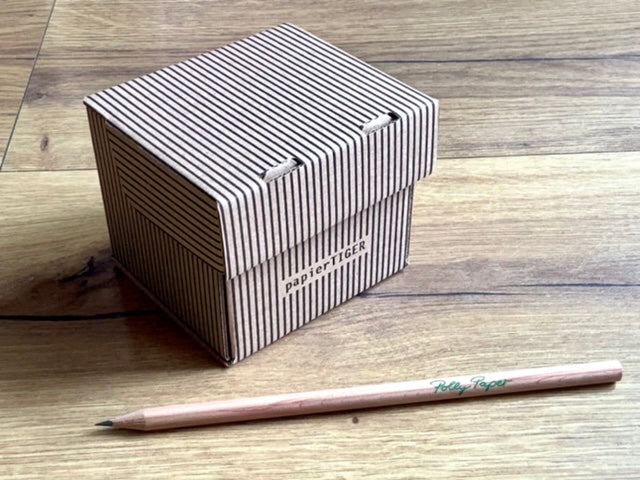 Karteikasten A8 Papiertiger Nadelstreifen°