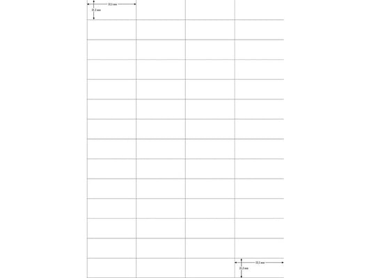 Etiketten 56/Bg. (52,5x21mm)°