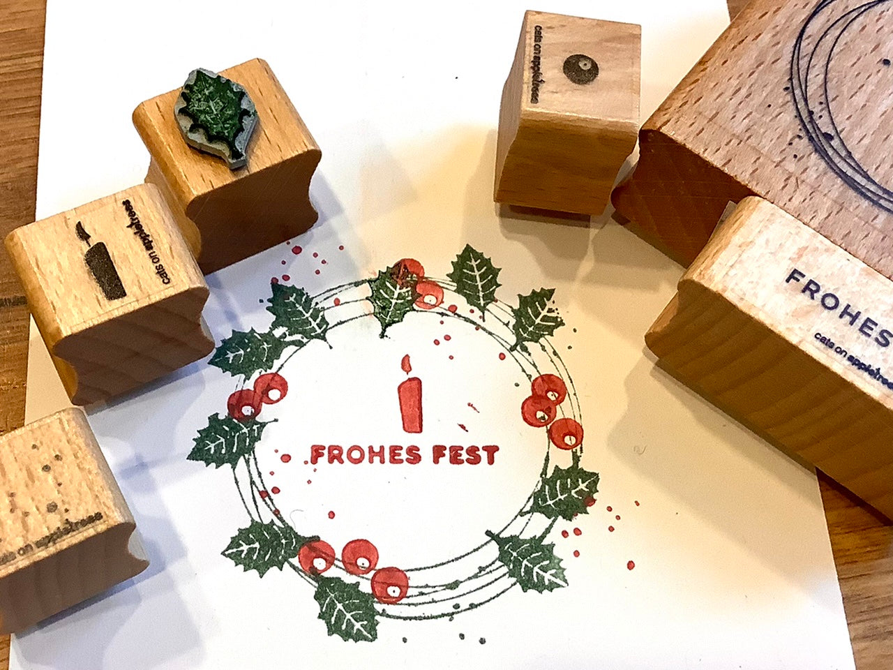 Weihnachts-Stempel Cats on appletrees°