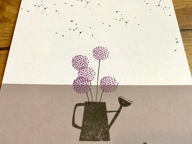 Stempel Gießkanne (Cats on appletrees)