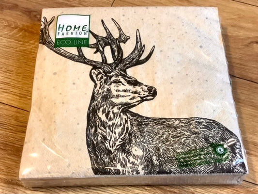 Servietten Hirsch 100 % Recycling
