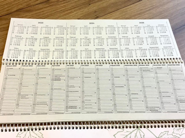 Tischkalender quer 1W/2S Zettler RC 2026
