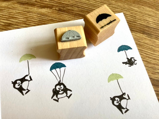 Stempel Schirmchen (Cats on appletrees)