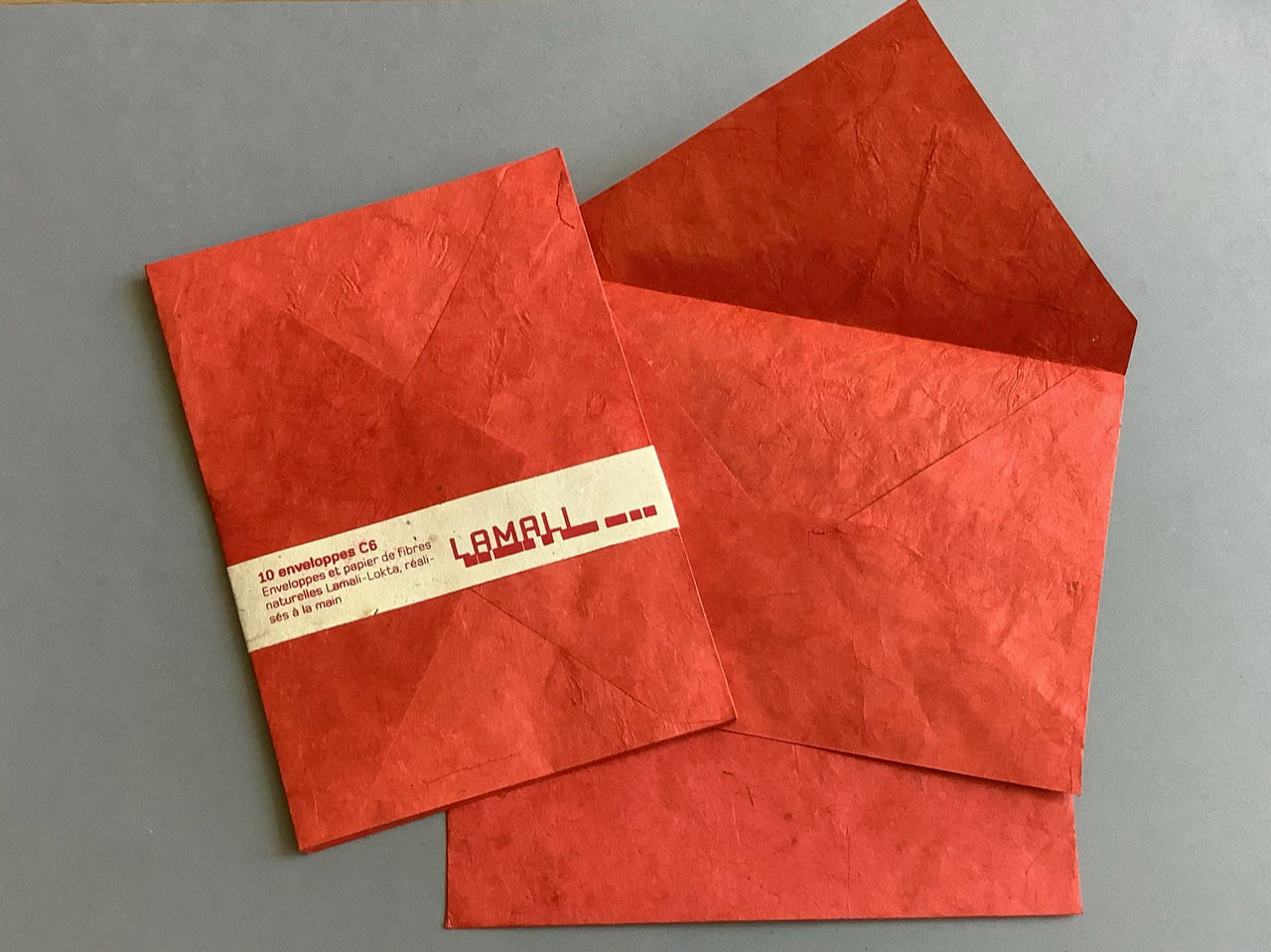 C6-Kuverts 10St. Nepalpapier Lamali°