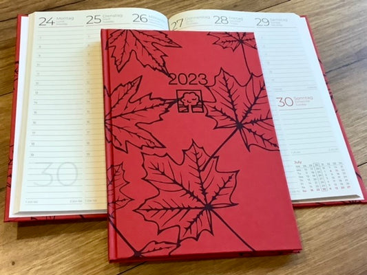 Tagebuch Notizbuch A5 1Wo/2S Zettler