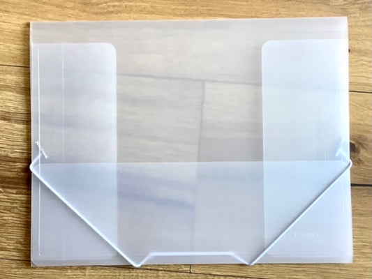 Sammelmappe transparent PP Gummizug