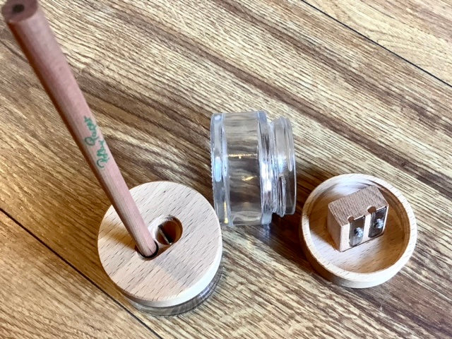 Glas-Spitzer Holzdeckel doppelt